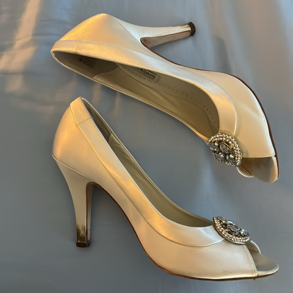 Benjamin Adams Bridal Heels Size 8